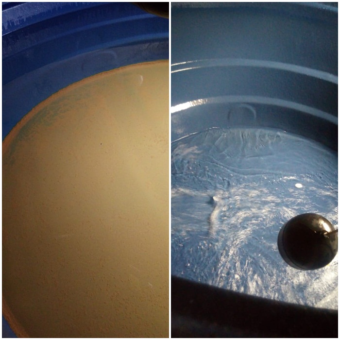 Limpeza caixa de água